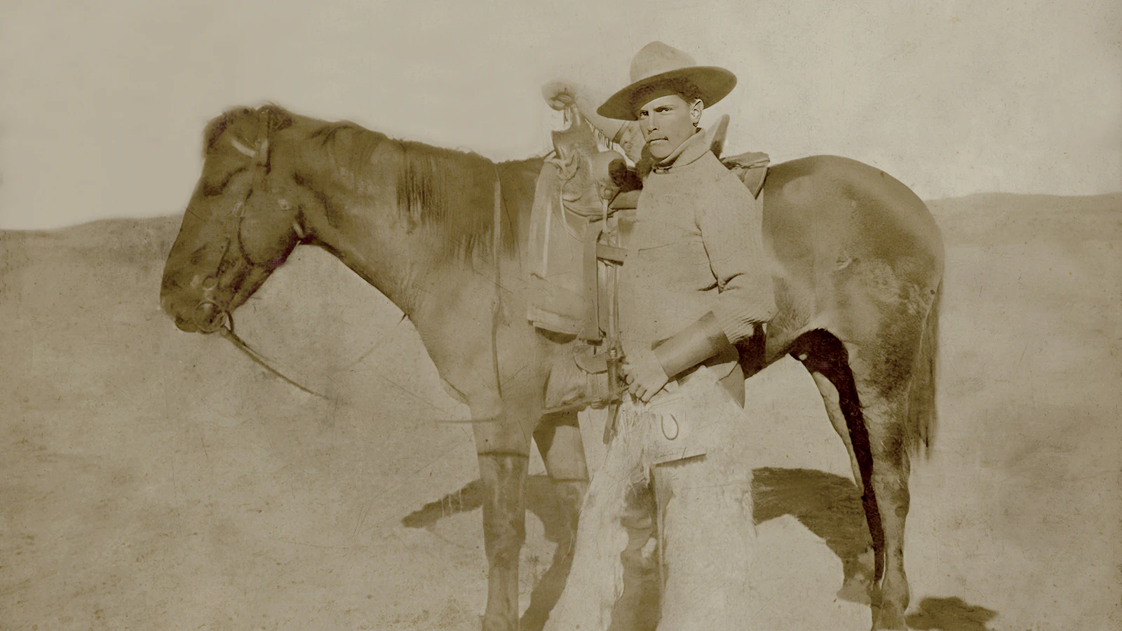 Ernest Whaley, the son of Clifford Whaley, lived in Wyoming for a few years after the death of his first wife. He returned to New York, his hometown, when his mom asked him to come back. The photo of him in his cowboy hat is a prized photo of his family who have always been proud of their Western roots.