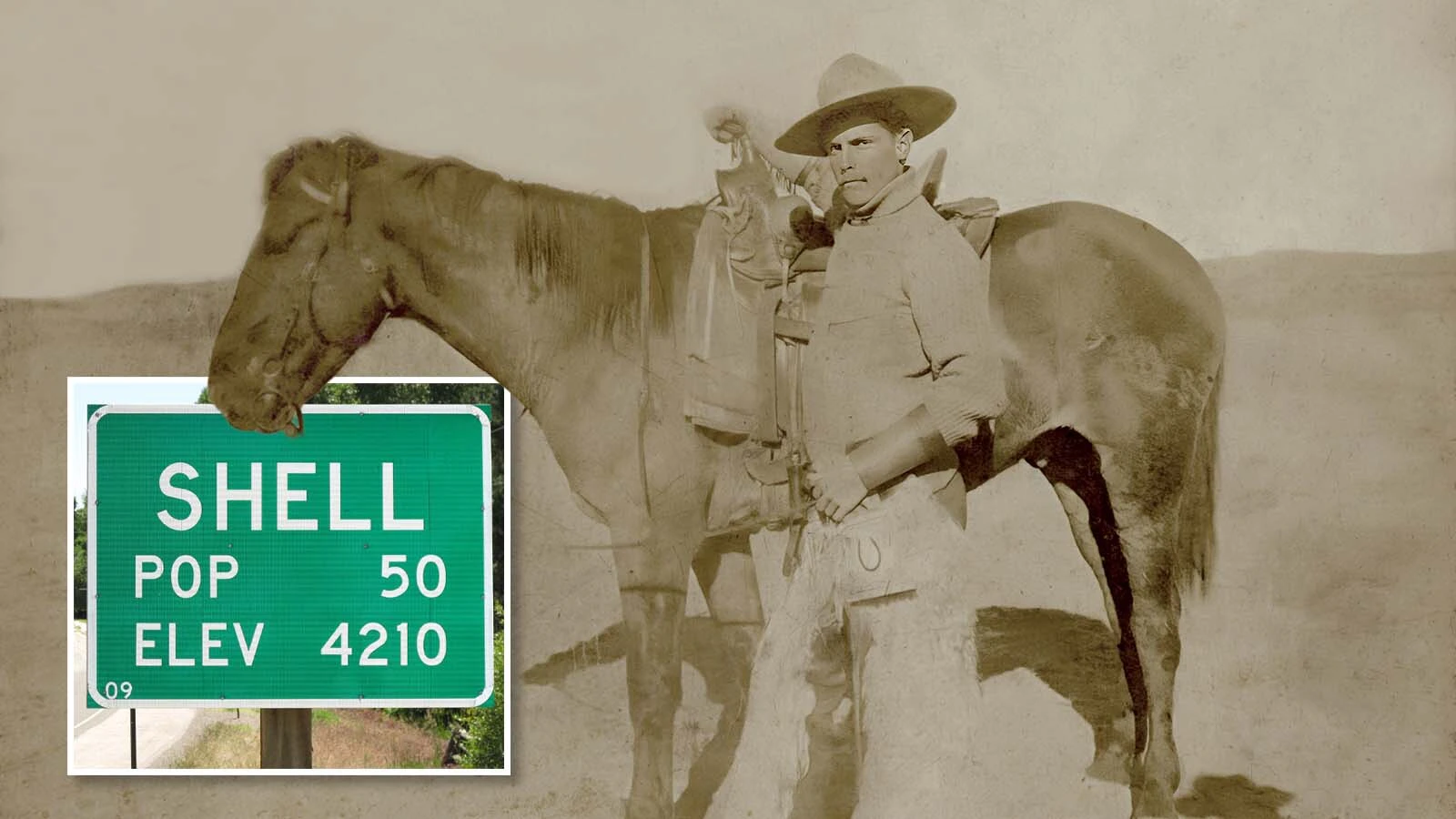 Ernest Whaley, the son of Clifford Whaley, lived in Wyoming for a few years after the death of his first wife. He returned to New York, his hometown, when his mom asked him to come back. The photo of him in his cowboy hat is a prized photo of his family who have always been proud of their Western roots.