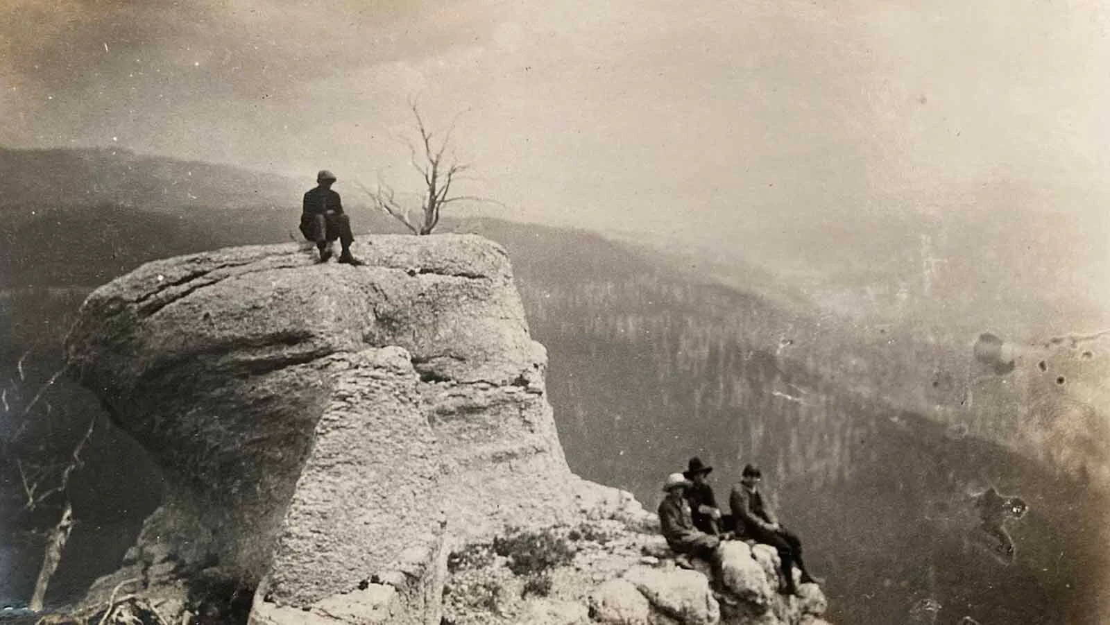 In 1925, Clifford Whaley of New York took his family on a vacation to Wyoming where he had grown up. They visited family and Yellowstone. A century later, his great-grandson posted these pictures on Facebook and was able to reconnect with his Wyoming relatives.