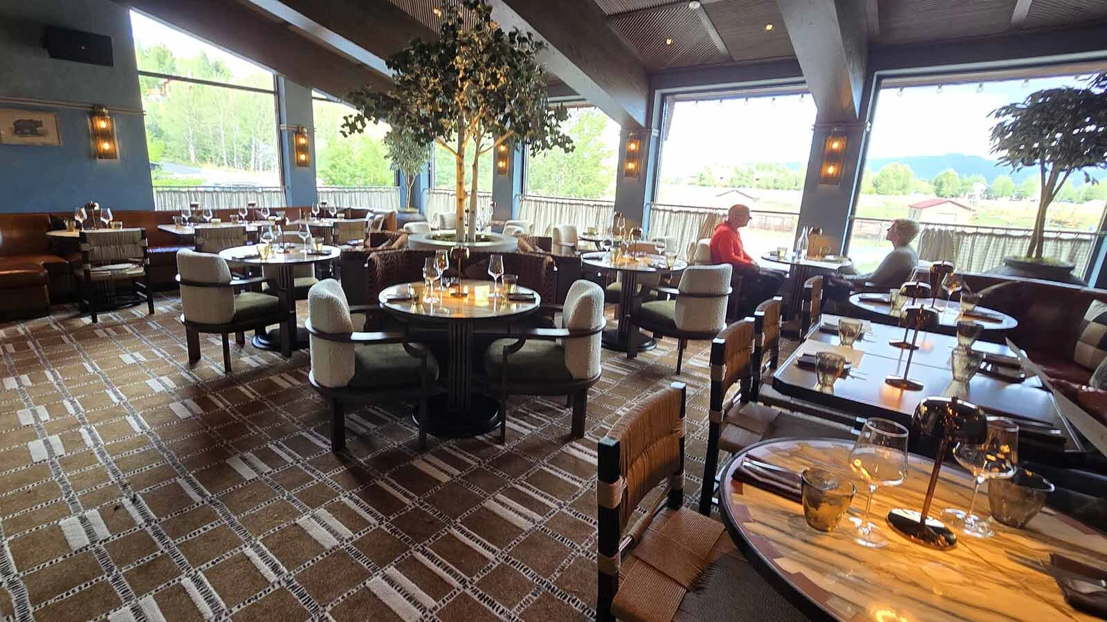 Snake River Lodge has reopened as Faraway Jackson Hole — but it still has that great view in the dining room.