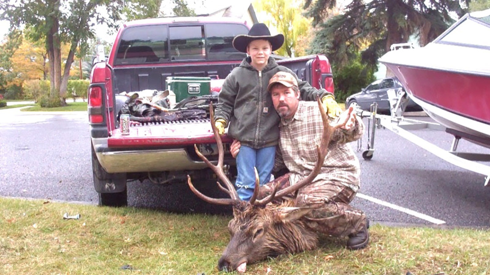 Ed Epperson of Cody shot this bull 15 years ago, when his son Dalton was just a boy. It wasn’t until this year that Ed bagged another bull — his first archery bull — with his now-grown son’s help.