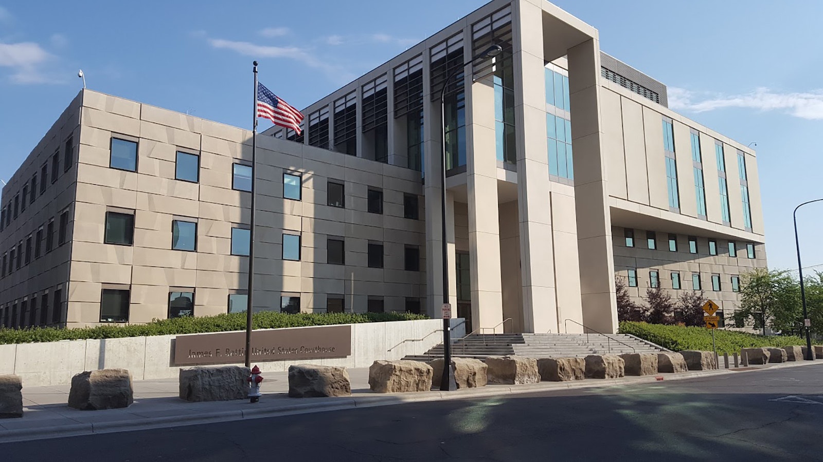 The James F. Battin Federal Courthouse in Billings, Montana.