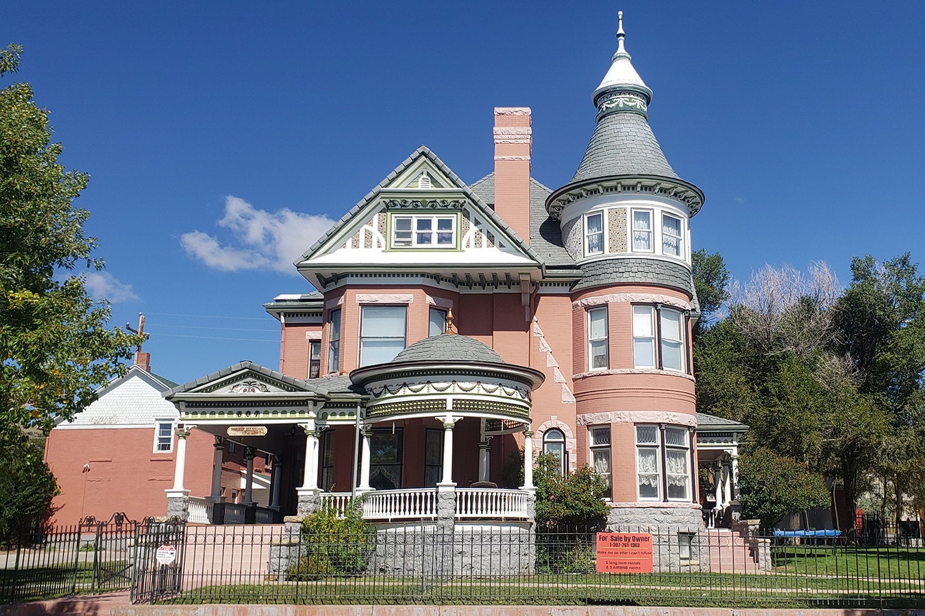 The Ferris Mansion at 607 W. Maple St. in Rawlins, Wyoming.