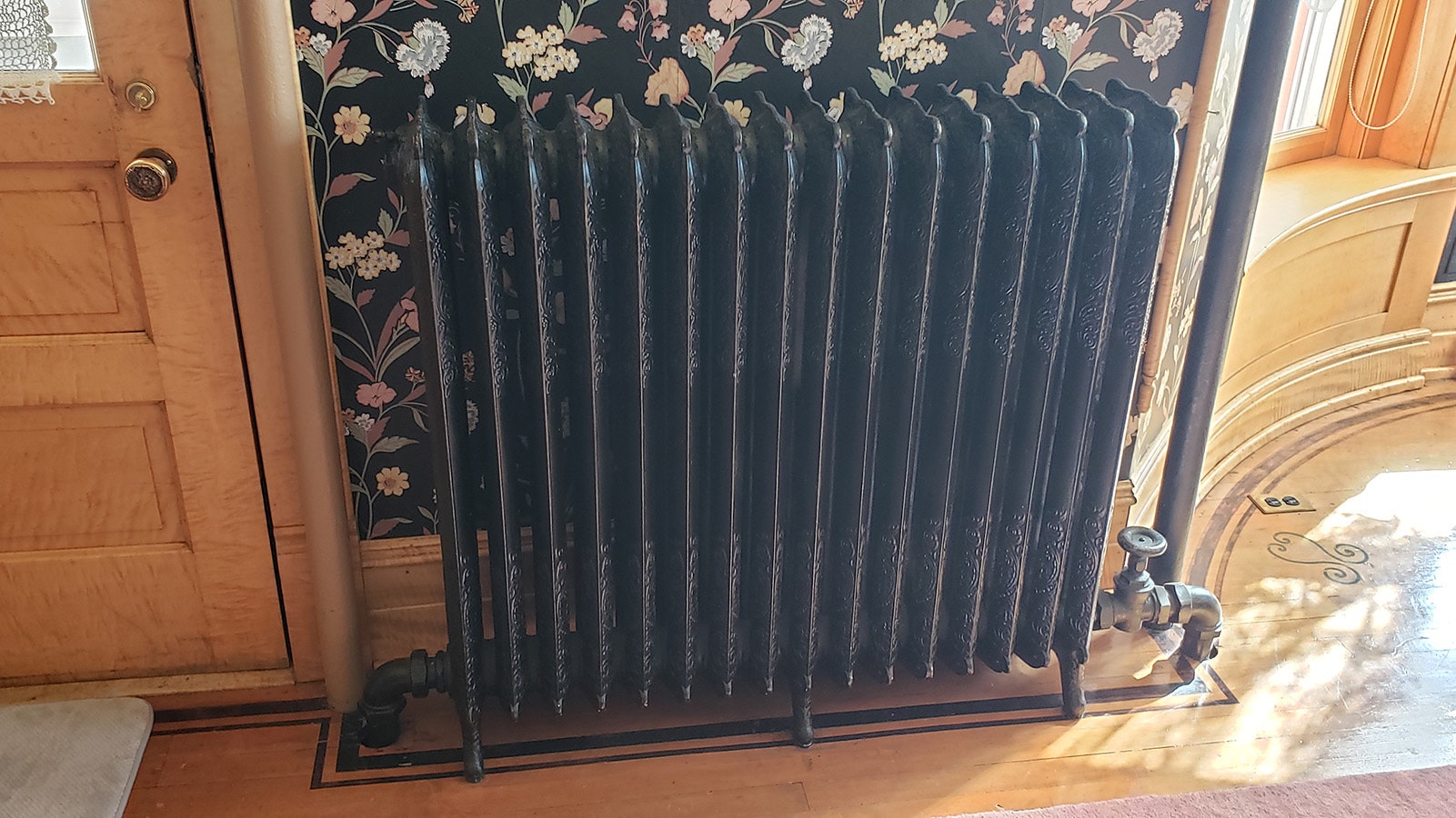 The Ferris Mansion is heated with a series of radiators that are still in good working order.