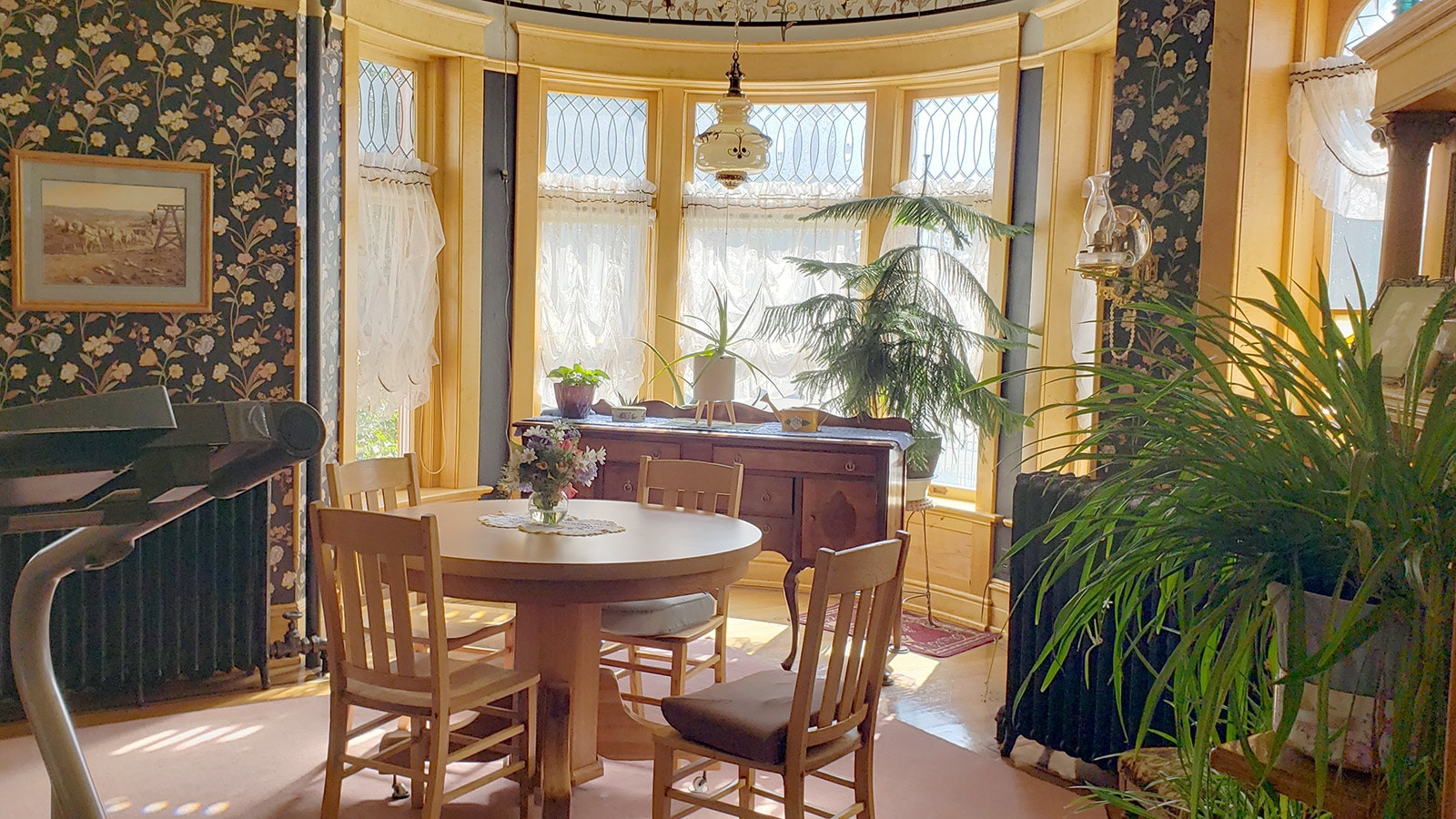 The dining room in the Ferris Mansion in Rawlins.