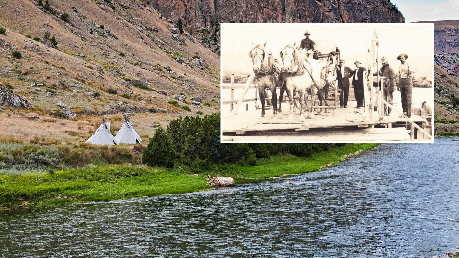 Before there was a bridge across the Bighorn River, people took their lives in their own hands trying to cross on their own or on a ferry.