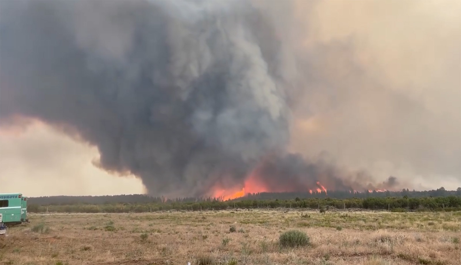 Firefighters on the scene of the 10,000-acre Deer Creek Fire in southern Utah captured video of a massive vortex of fire and smoke swirling in the middle of the blaze. These dangerous "fire devils" are what can happen when wildfires make their own weather.