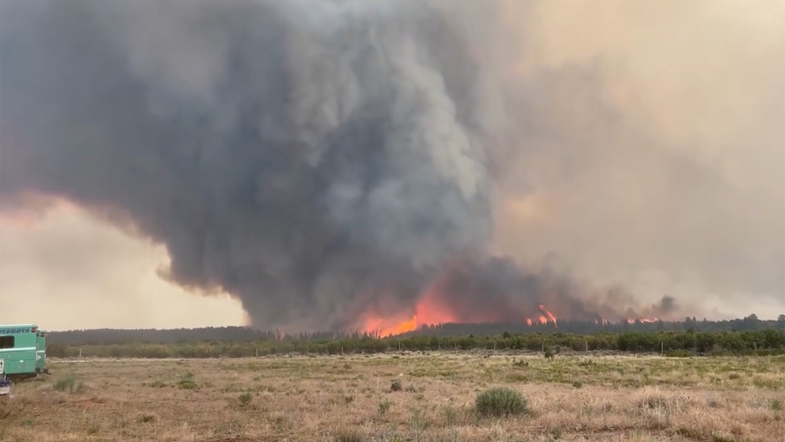Firefighters on the scene of the 10,000-acre Deer Creek Fire in southern Utah captured video of a massive vortex of fire and smoke swirling in the middle of the blaze. These dangerous "fire devils" are what can happen when wildfires make their own weather.