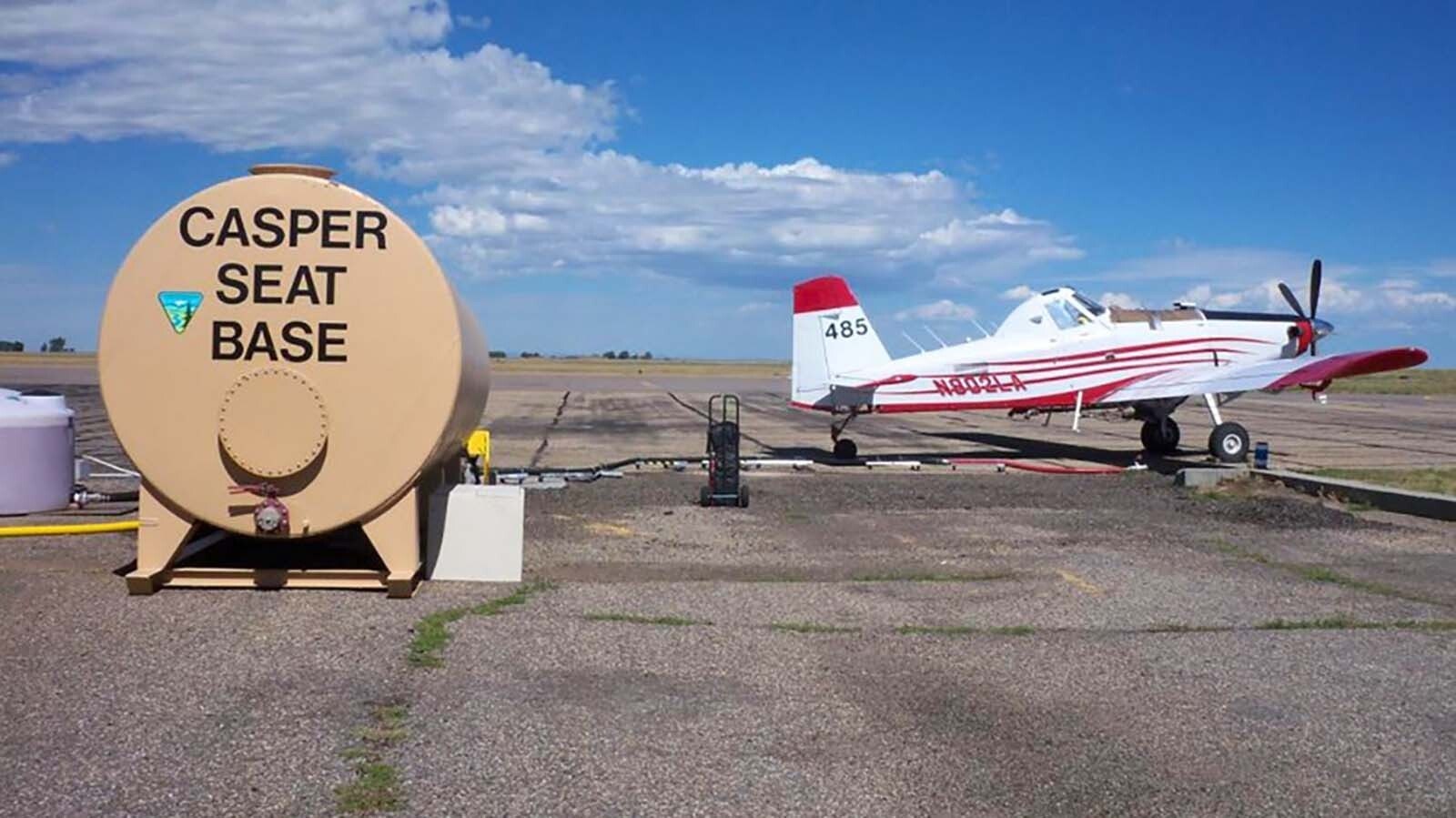 The expansion of the Casper airport as a large wildfire air tanker hub couldn't have come at a better time for Wyoming's busy wildfire season.