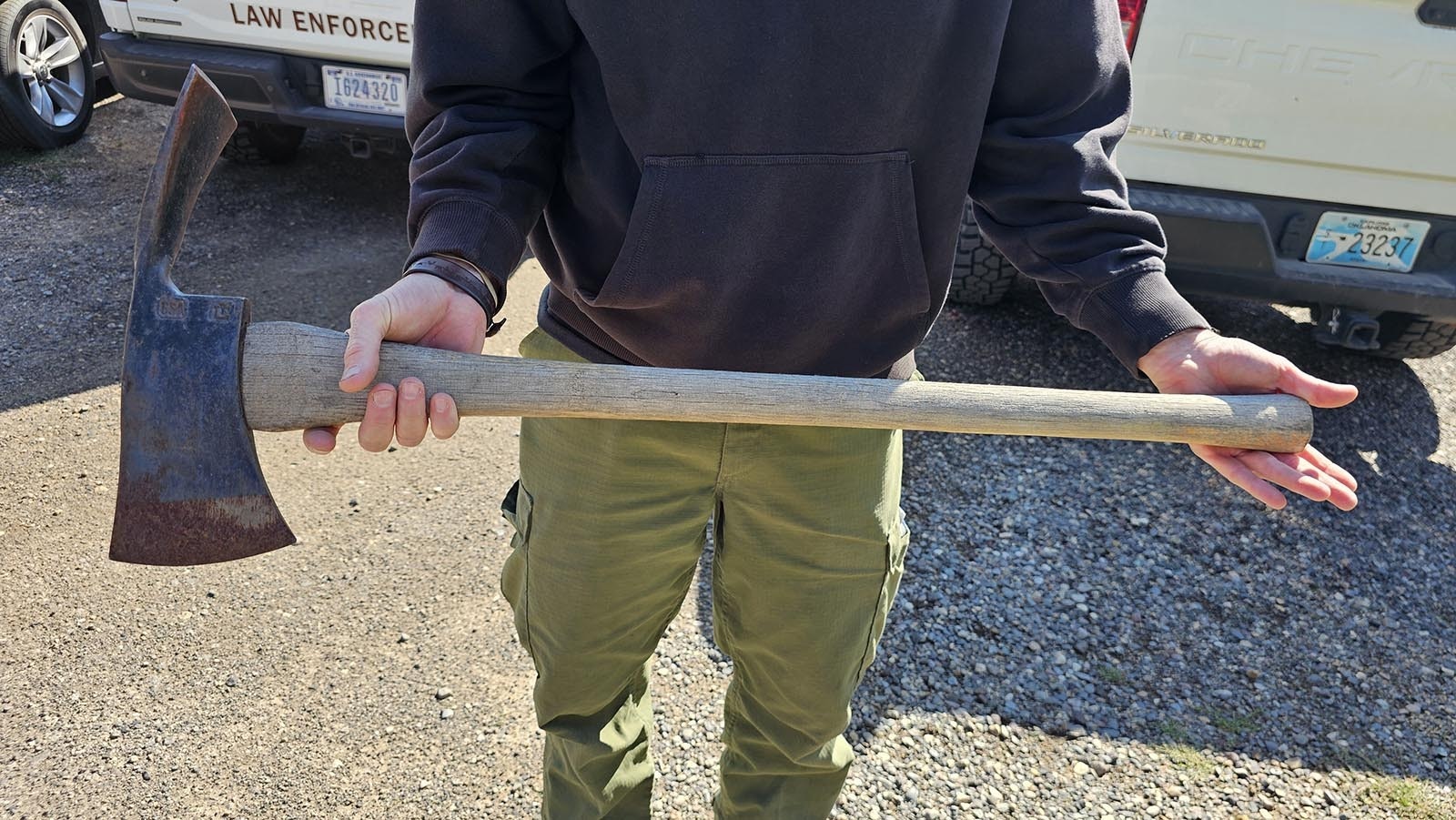 The Pulaski was perfected by a forest ranger named Ed Pulaski after the Big Burn in Idaho in 1910. One end is an axe for chopping things up. Switch it around, though, and it's an equally useful digging tool.