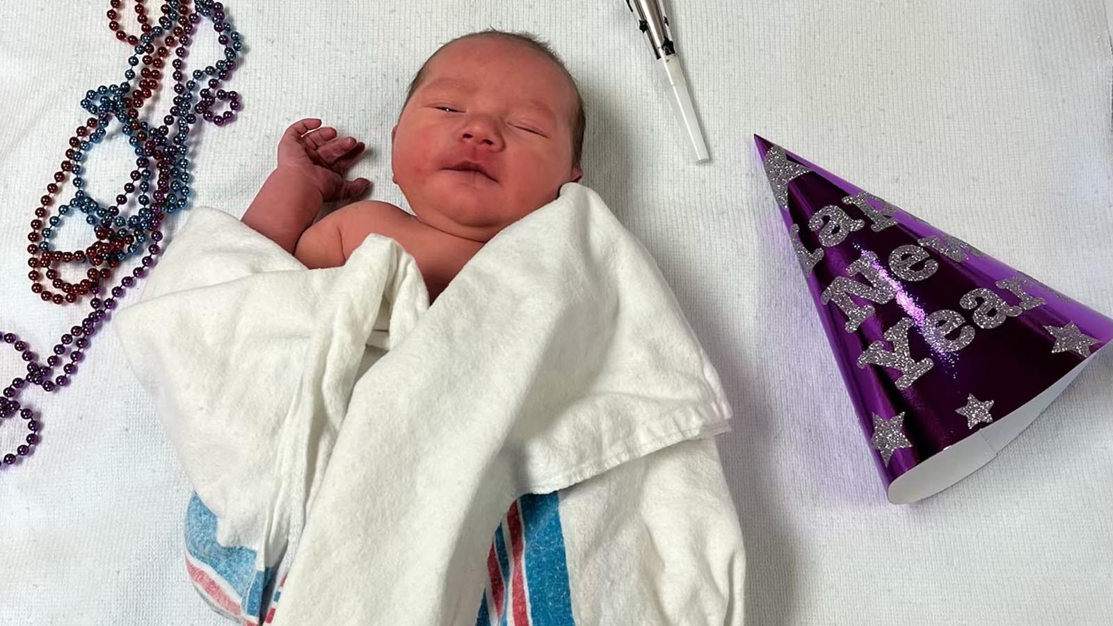 Dalton and Rubi Van Pelt of Rawlins received the greatest anniversary gift ever, their first child, Emory Lenora at 2:38 a.m. on New Year’s Day.