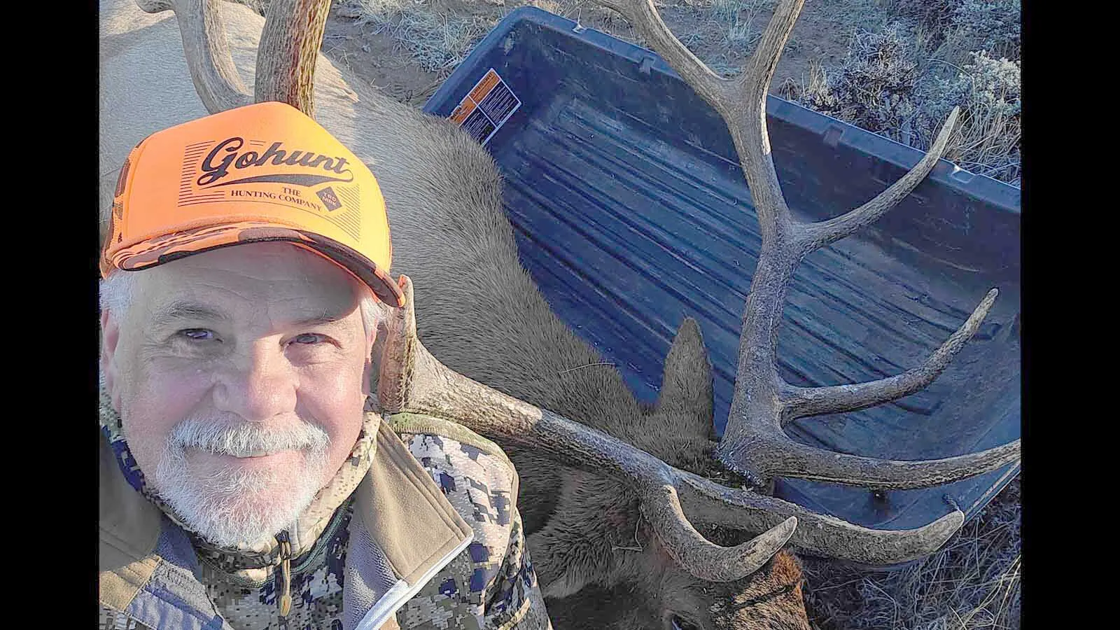 Berryman of Ralston, just shy of turning 67, finally got his first bull elk.