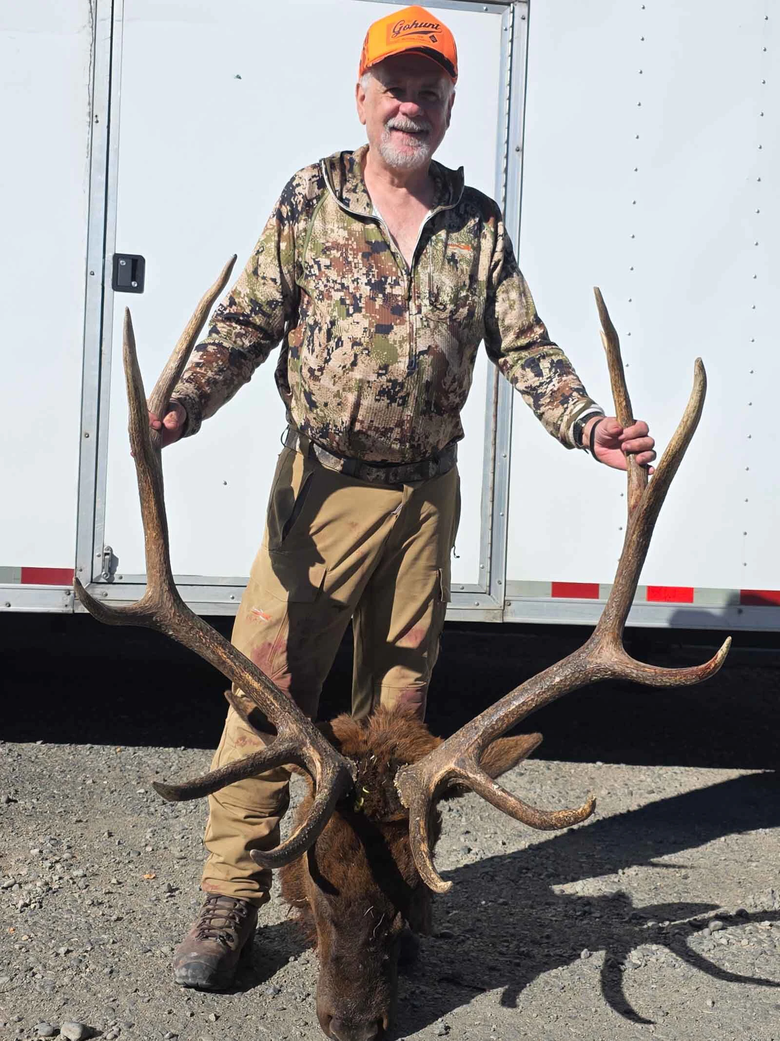 Berryman of Ralston, just shy of turning 67, finally got his first bull elk.