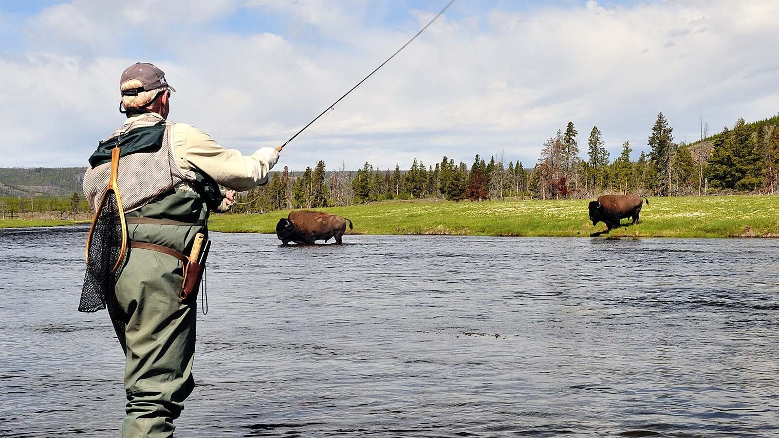 The issue of anglers carrying firearms may be a debate in other states, but not Wyoming.