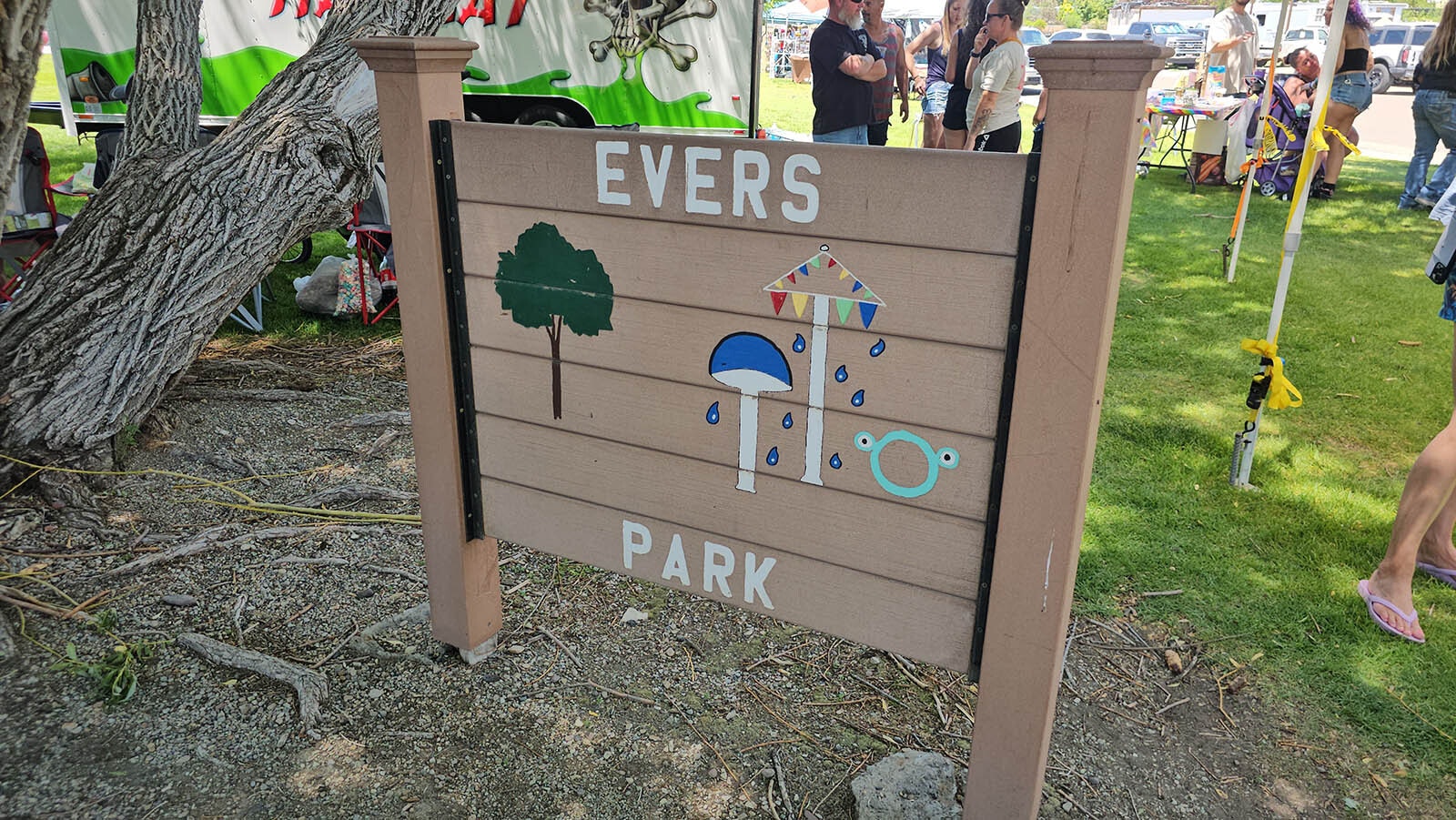 Evers Park was the place to be in Green River on Saturday.