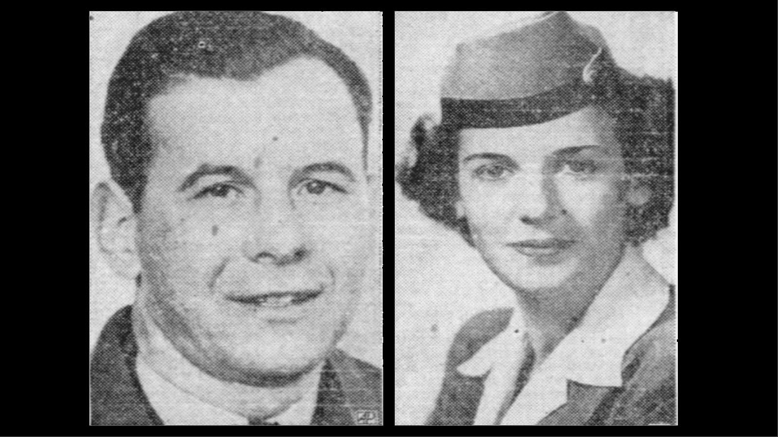 Capt. Walter P. Briggs was the pilot on the DC-3 that crashed into Elk Mountain; Dorothy Carter, stewardess on the flight, had worked at United Airlines for one year.