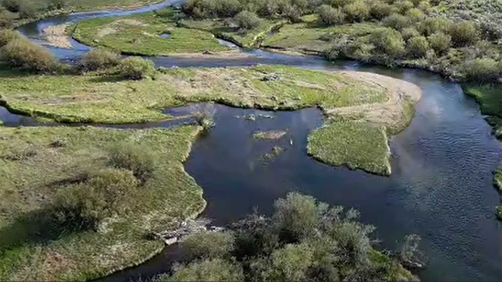 Controversy has been stirring regarding a channel connecting Pine Creek and the New Fork River near Pinedale. Anglers have used the channel to move boats between the creek and river for years, but now some are alleging that a landowner there is blocking it off.