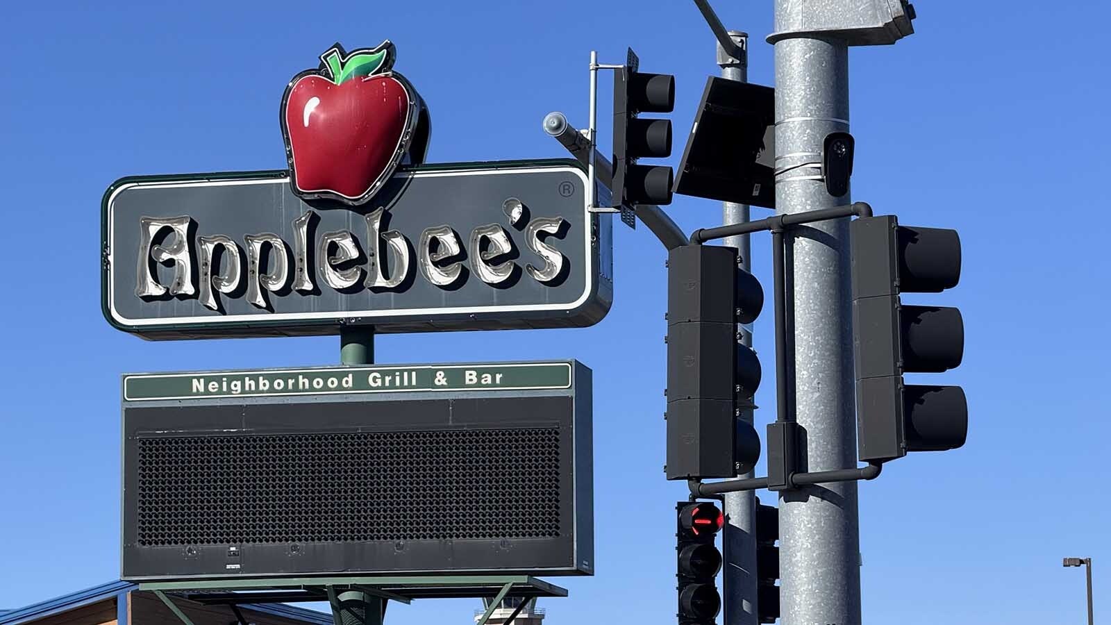A petition has hundreds of signatures calling for Cheyenne to remove is Flock license plate cameras because they invade privacy. The city's police department says the 23 cameras are solving cases and catching criminals. The Flock camera at Del Range Boulevard and Stillwater Avenue across from Frontier Mall is strapped just above the traffic lights on this pole.