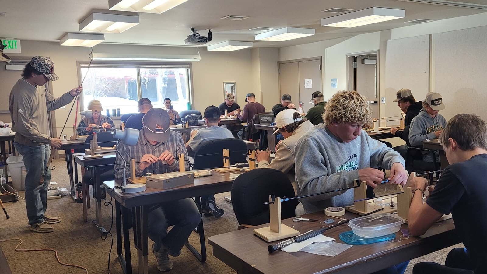 Joey Puettman of Sheridan, Wyoming, has turned his personal passion of fly rod building into a business. He not only sells custom rods but helps people build their own, especially at risk teens.