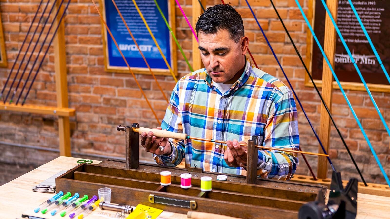 Joey Puettman of Sheridan, Wyoming, has been building fly rods since he was 10 years old. He now owns two fly rod companies and has taught over 3,000 people how to build their own fly rods.