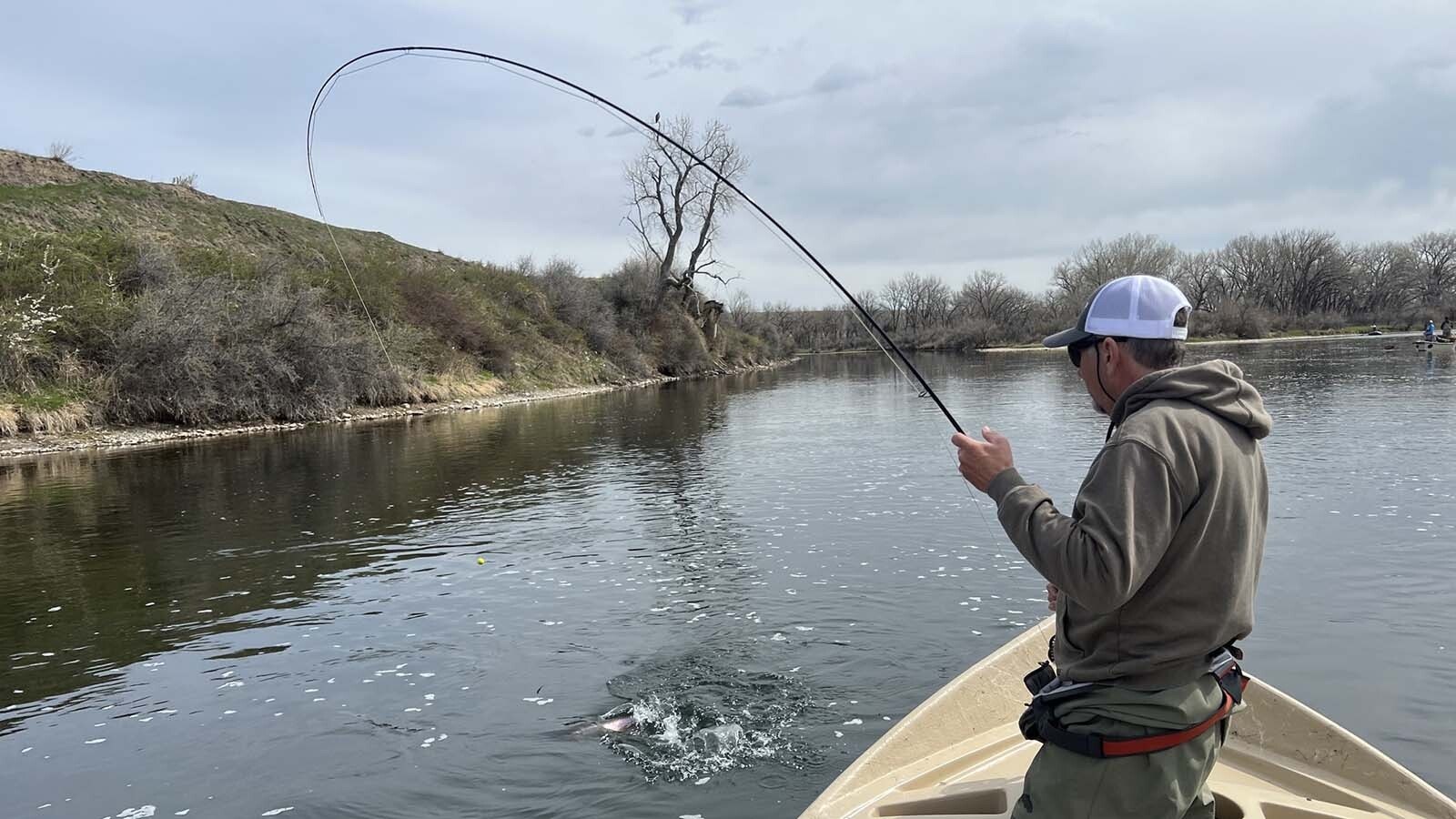 Fishing with Joey Puettman fly rods.