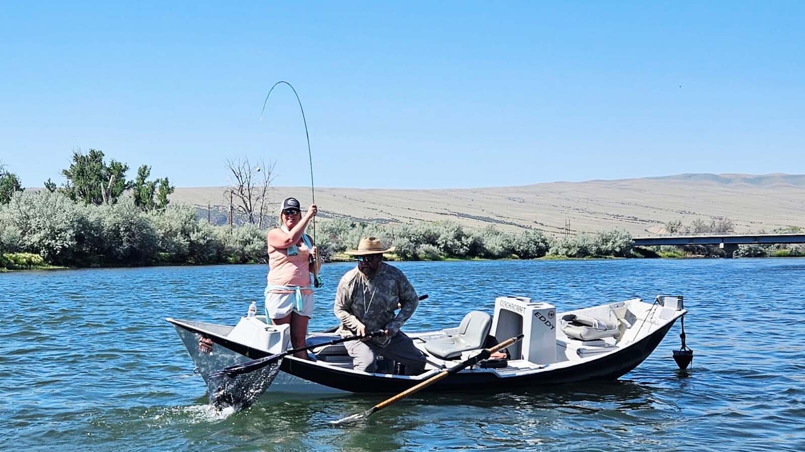Fishing with Joey Puettman fly rods.