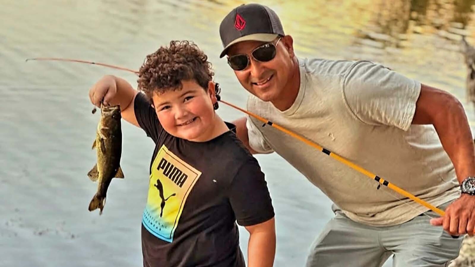 Joey Puettman of Sheridan, Wyoming, teaches kids to fly fish and once they are hooked, he will teach them to build their own fly rods.