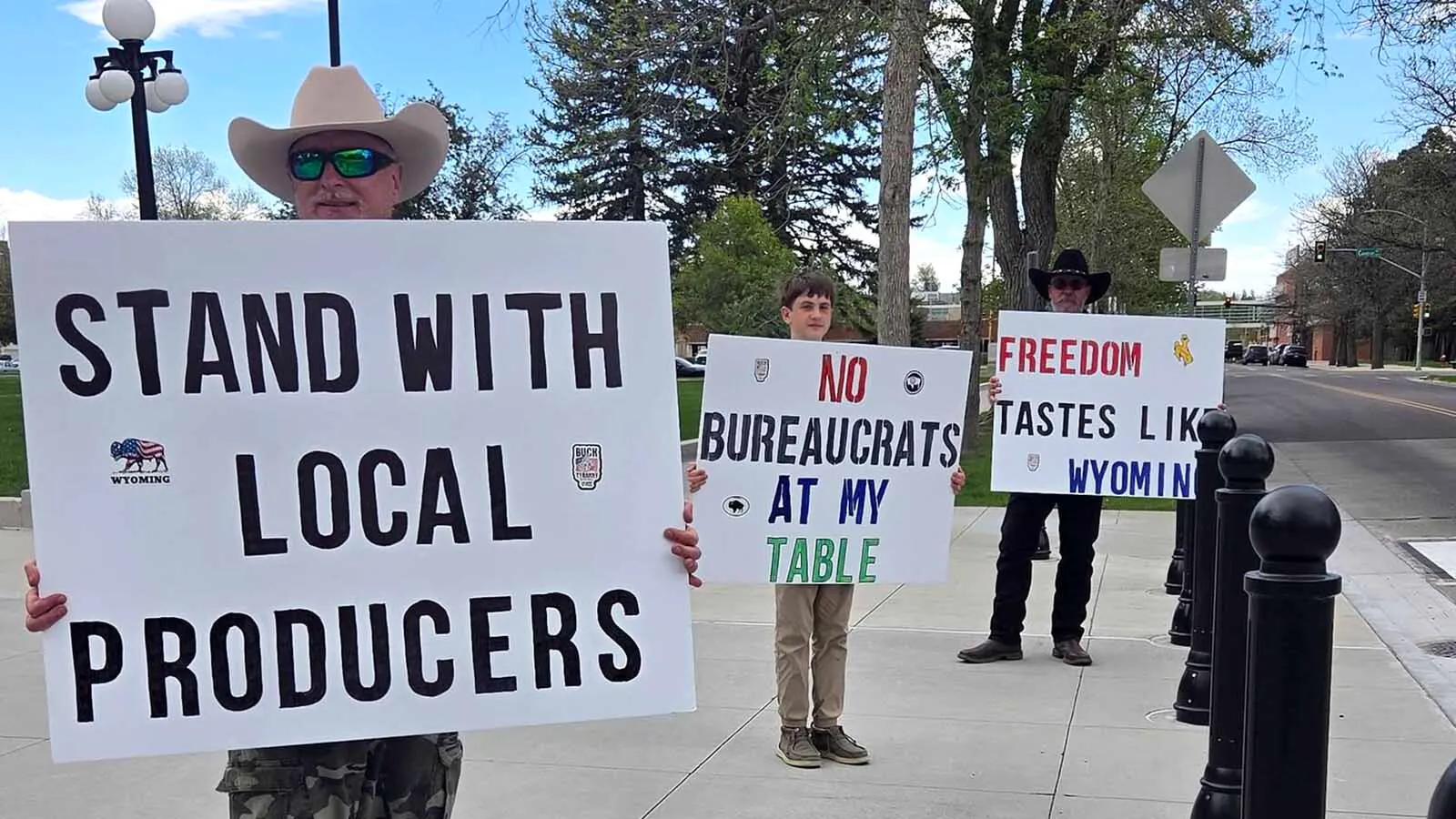A rally at the Wyoming Capitol on Saturday, May 16, 2026, calling for the Legislature to plug holes the Wyoming Food Freedom Act.