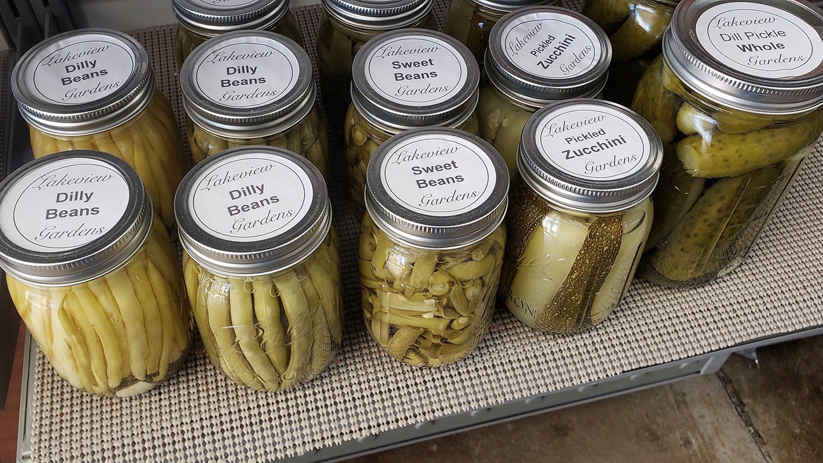 Lakeview Gardens has a year-round greenhouse and offers fresh produce year round as well a variety of pickles.