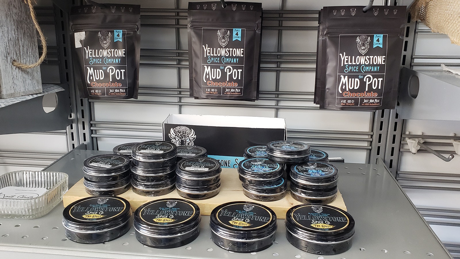 Yellowstone Spice Co. offers a variety of spice mixes.