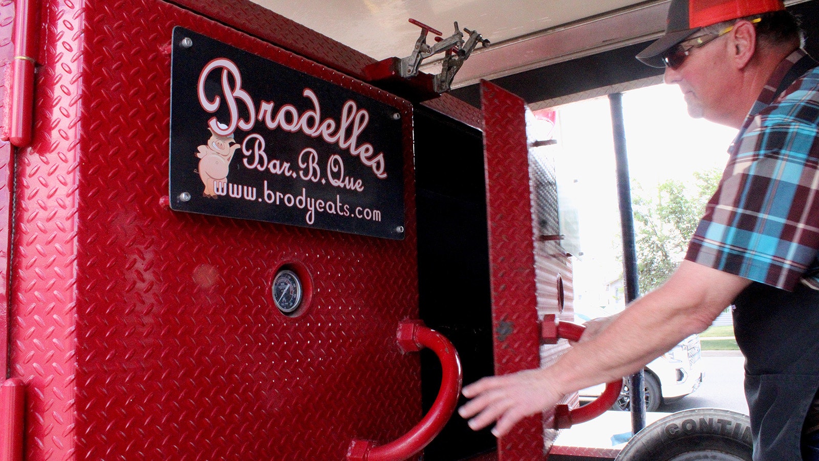 Bryan Aaron has been working in the food industry for more than 30 years, but started his barbecue food truck three years ago, and hasn't looked back.