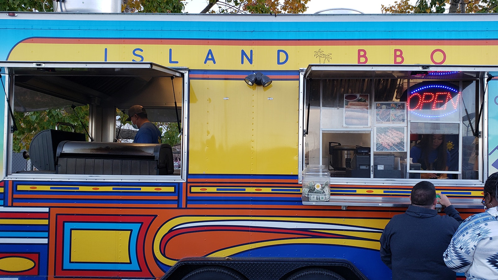 Island Barbecue stopped in at the Taste of Wyoming Food truck Festival and Vendor Showcase in Rawlins on its drive home from Laramie to Pinedale.