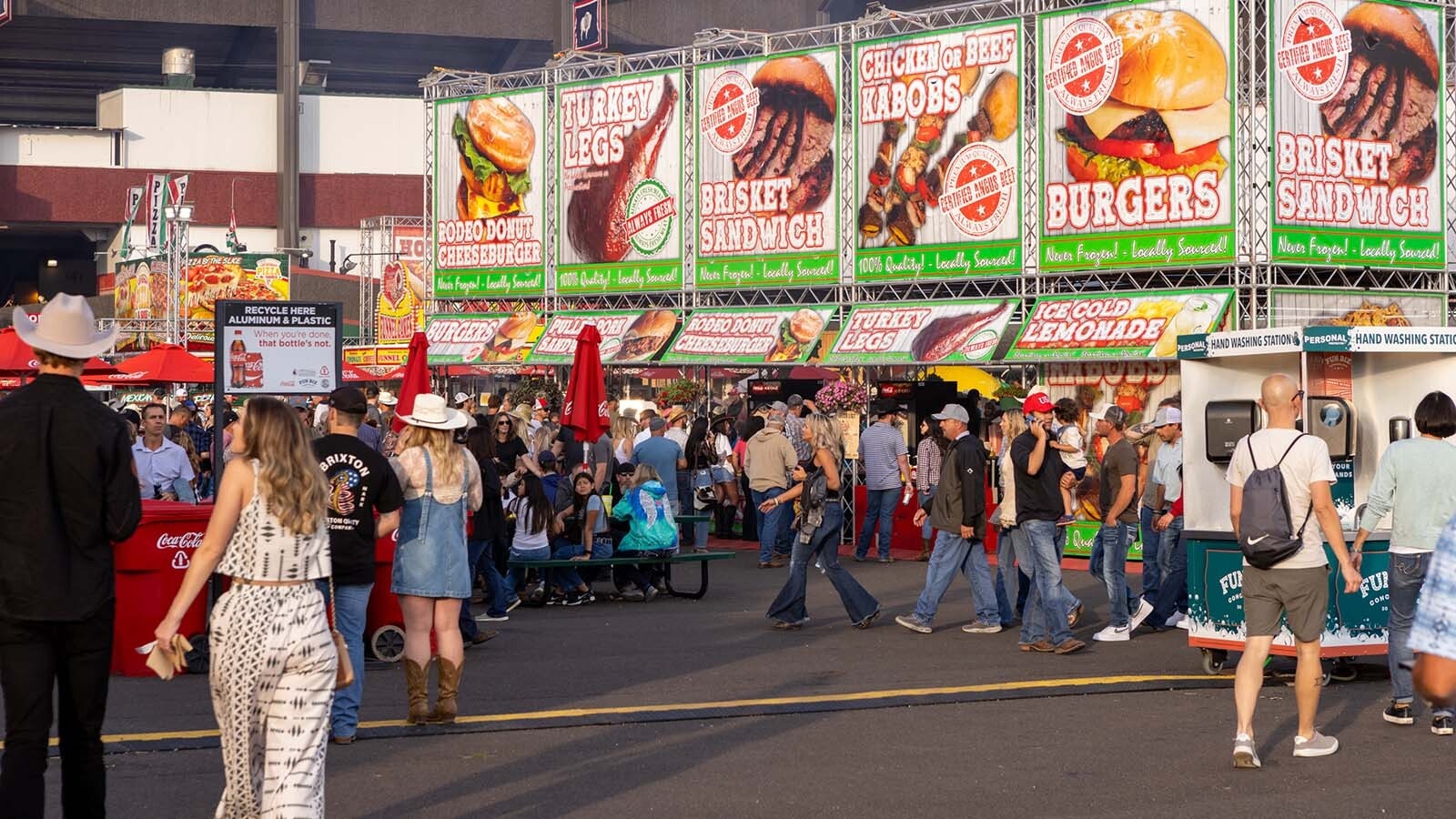 For some, Cheyenne Frontier Days is the one time a year they gorge themselves on the most creative and expertly executed deep-fried fair food, as seen in a packed food court in 2024. On the menu this year: Hot Honey Goat Cheese Pizza and Pickle Dogs.