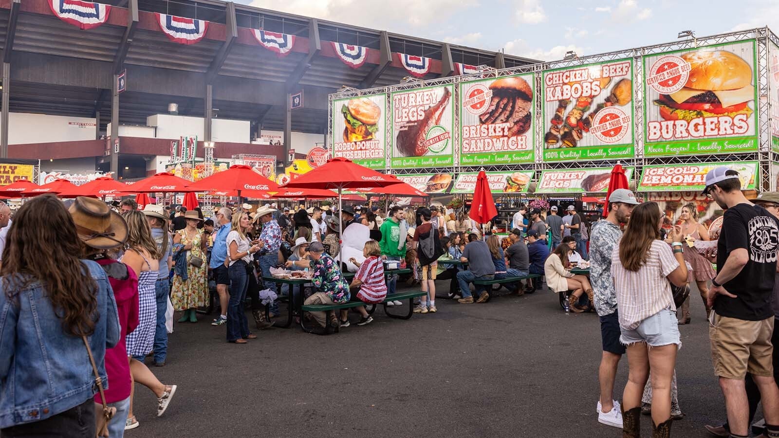 For some, Cheyenne Frontier Days is the one time a year they gorge themselves on the most creative and expertly executed deep-fried fair food, as seen in a packed food court in 2024. On the menu this year: Hot Honey Goat Cheese Pizza and Pickle Dogs.