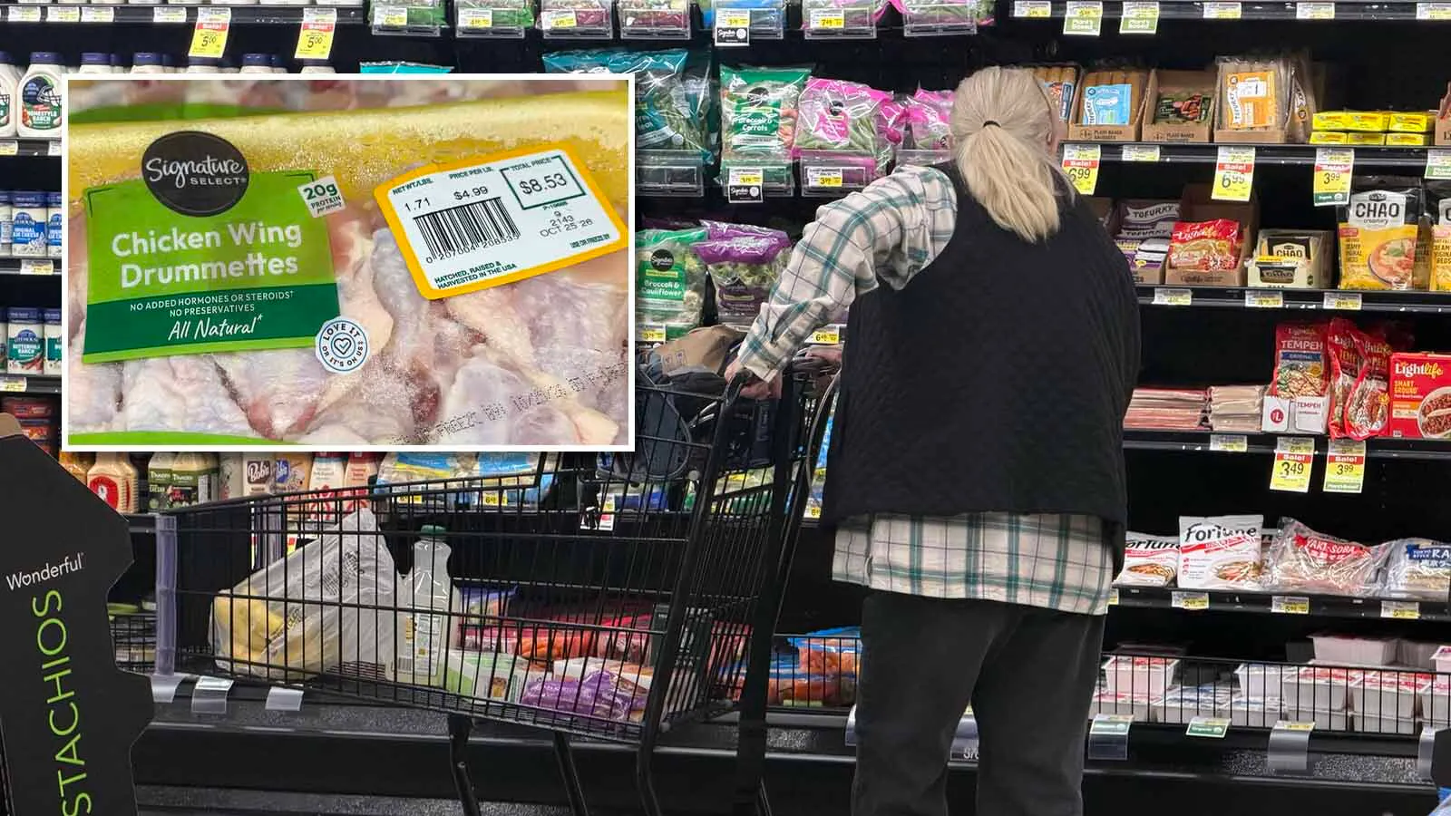 Chicken wing drummettes dated Oct. 25 at Albertsons in Casper on Oct. 27.