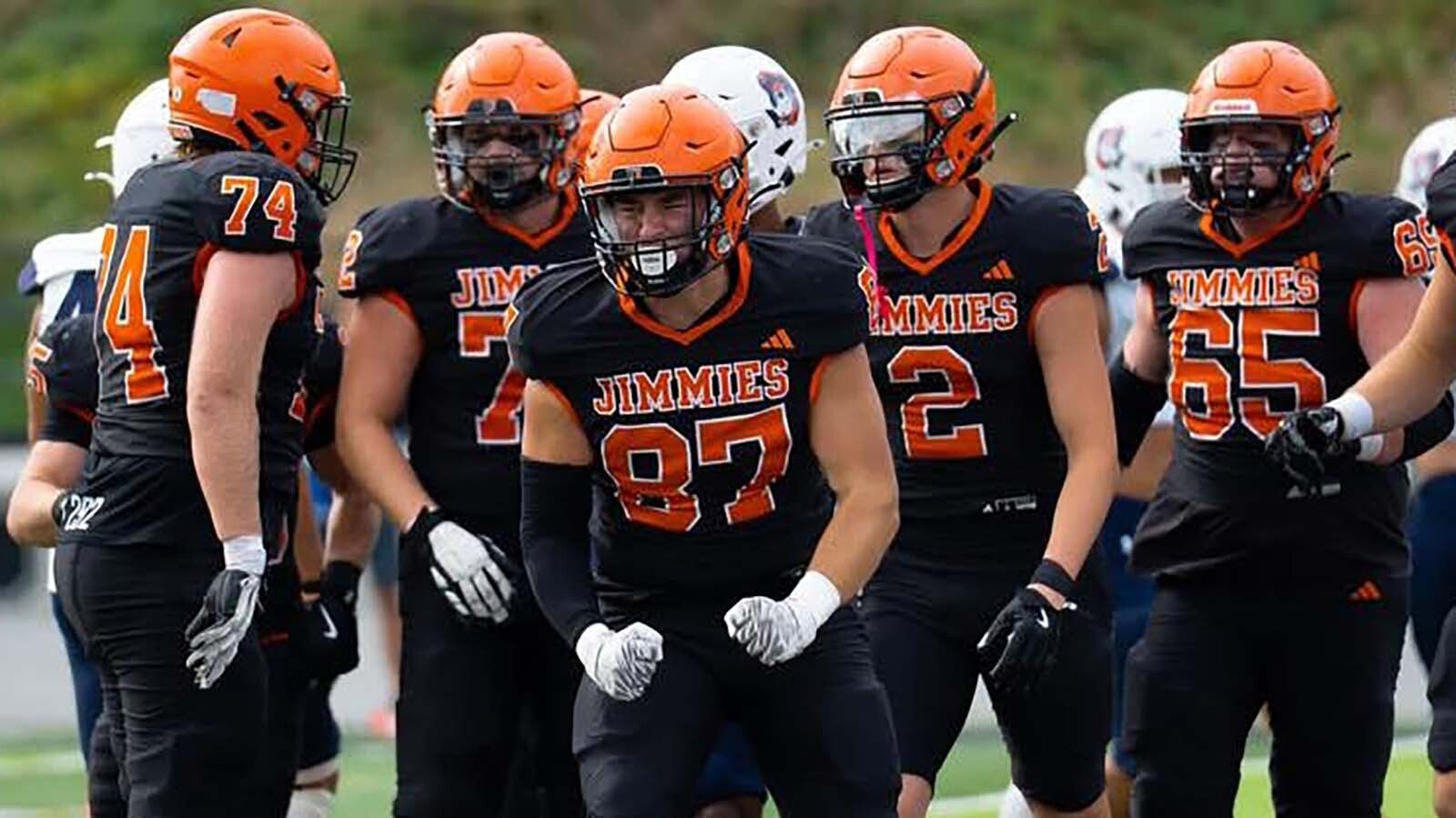The University of Jamestown Jimmies are hosting Northern State University on Saturday.