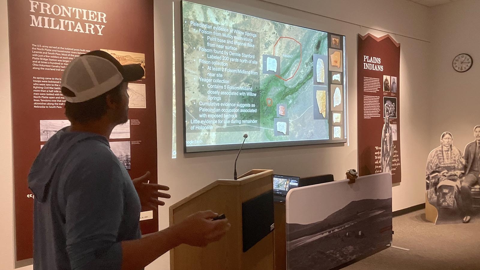 Wyoming State Archaeologist Spencer Pelton talks about the ancient evidence found at the location.