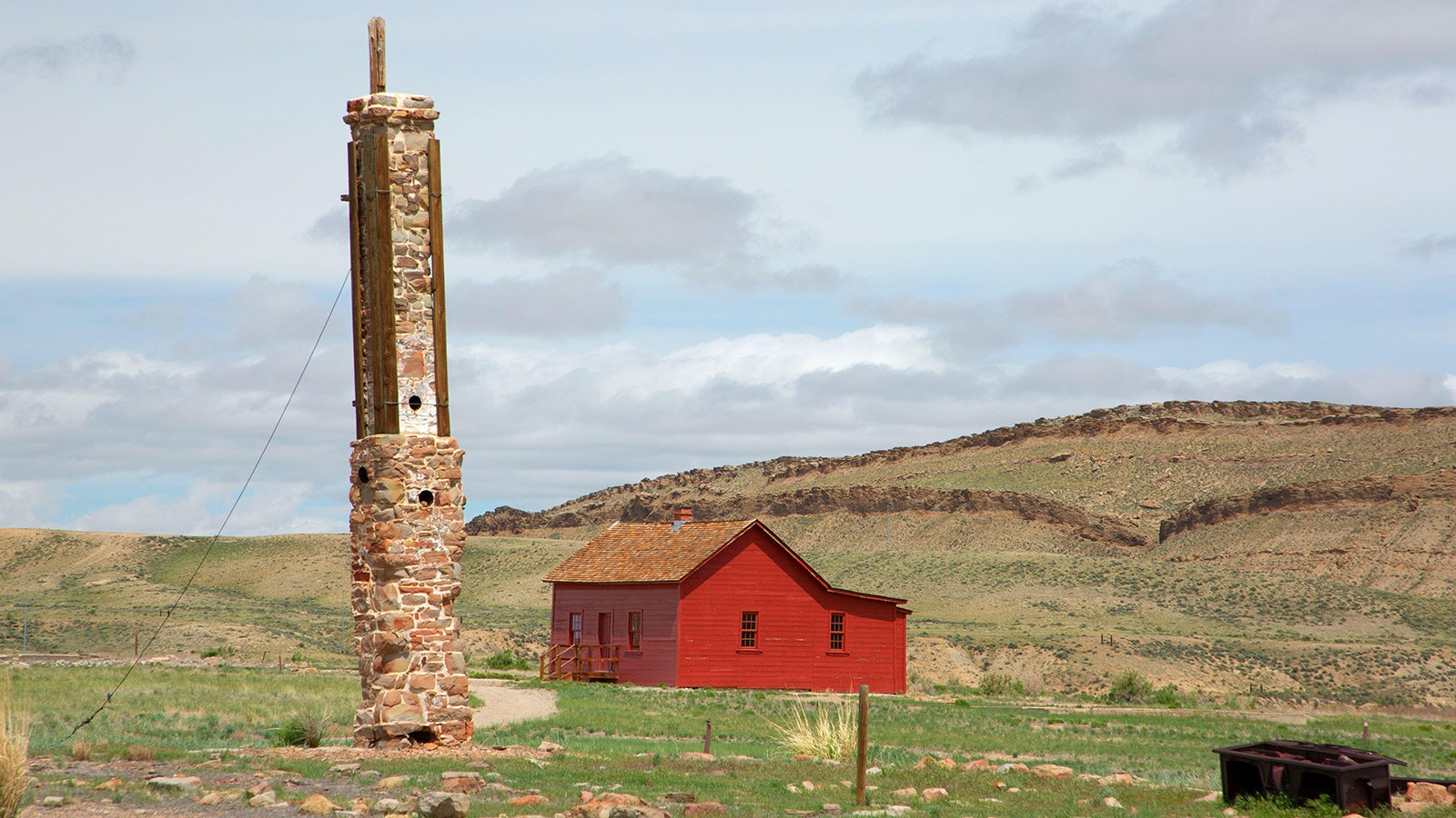 The historic Fort Fred Steele site in Carbon County, Wyoming.