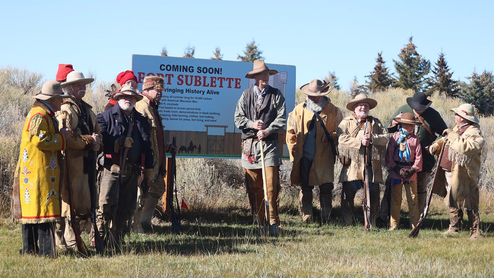 Wyoming is famous for its historic frontier forts, and will soon have another one more than 150 years since the last was built. Mountain men broke ground on Fort Sublette last weekend in Pinedale, and it's expected to be open by next summer.