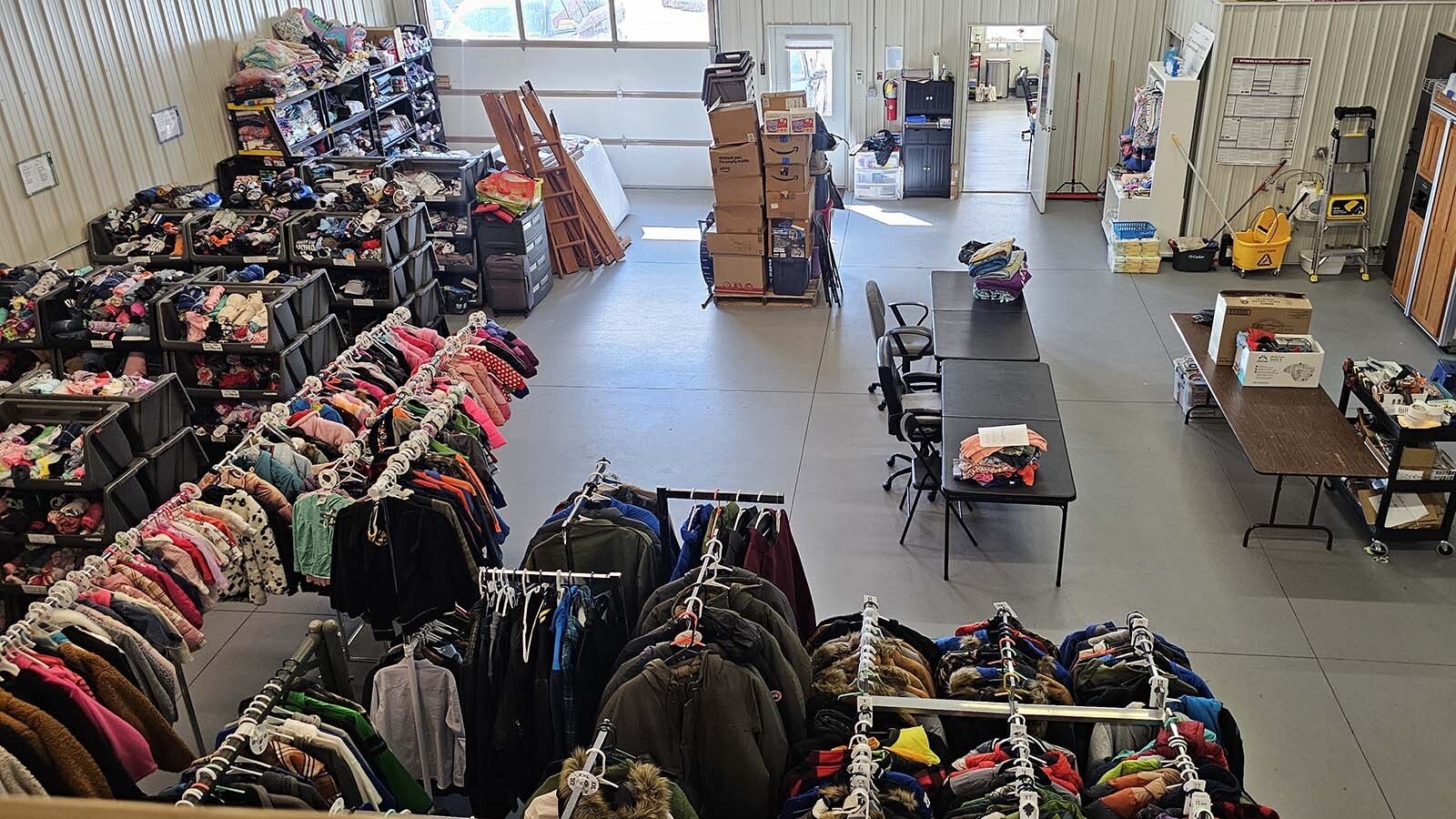Inside the Sheridan Foster Care Exchange.