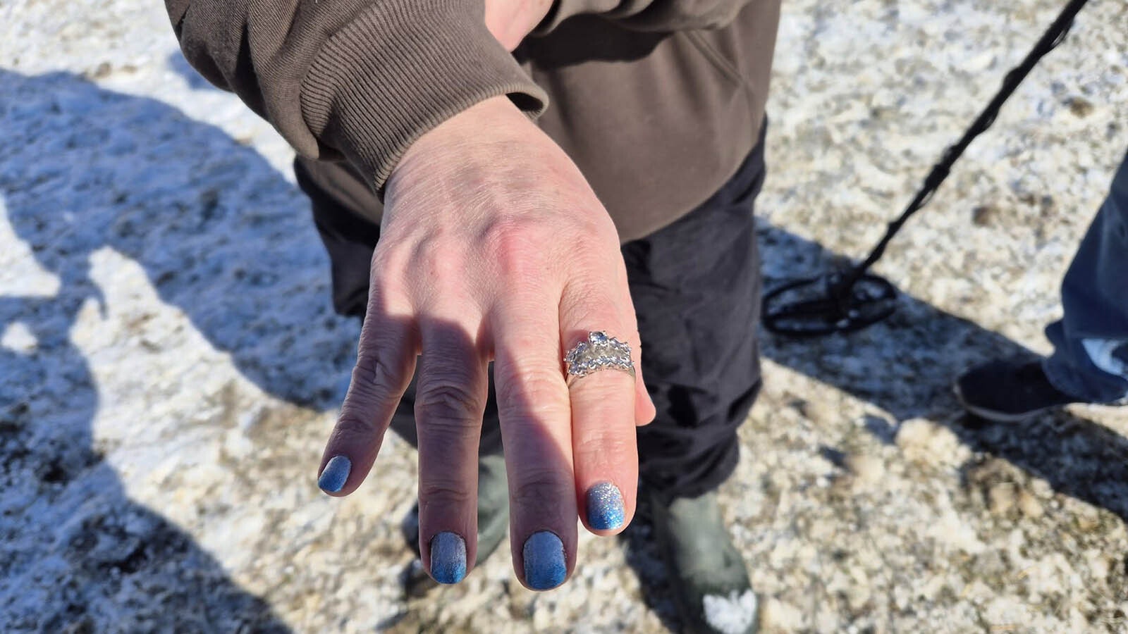 Shelby Forbes was thrilled to get her grandmother's wedding ring back after fearing it could be lost for good. Dave Hays and Fred Harvey, avid metal detecting hobbyists, were called in found it quickly. It was a rare instance of being able to return a treasure to the person who lost it.