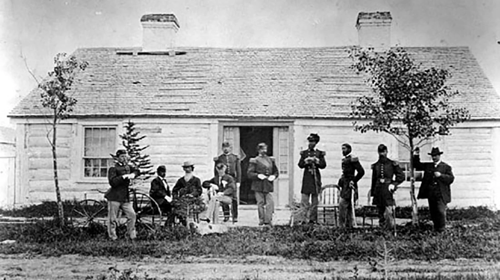 Fort Bridge circa 1870.