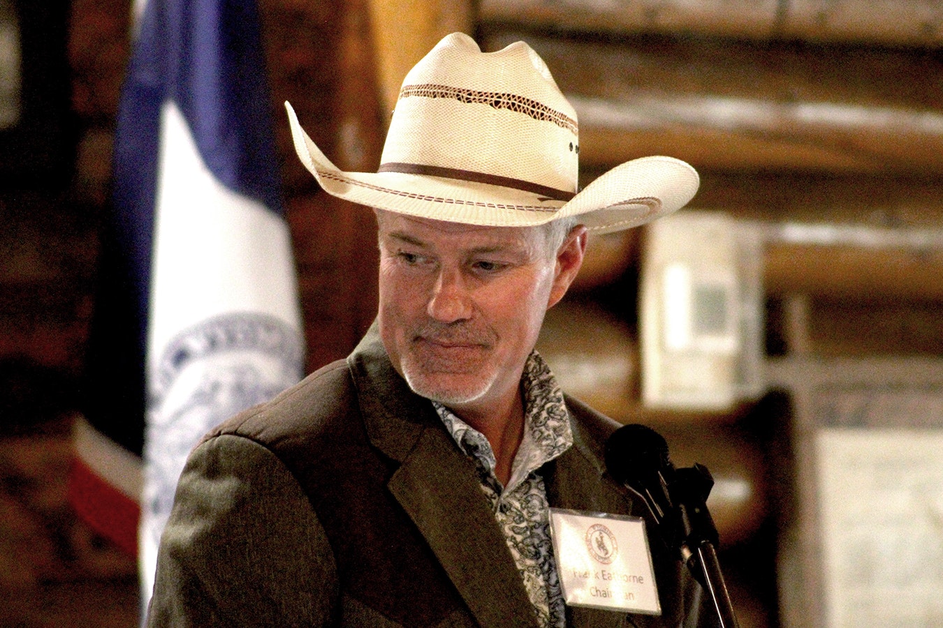 At a Saturday meeting of the Wyoming Republican Central Committee in Laramie, Wyoming GOP Chairman Frank Eathorne doesn't want the Republican National Committee to donate to gay rodeos and LGBTQ causes.