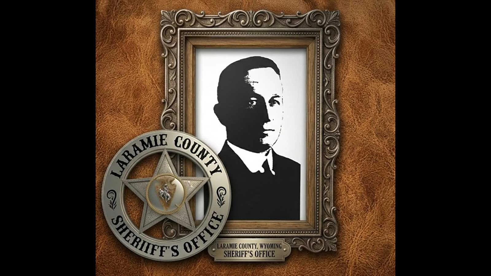 The Laramie County Sheriff’s Office created a new badge to honor Sheriff Frank Roach who was gunned down chasing horse thieves in 1916.