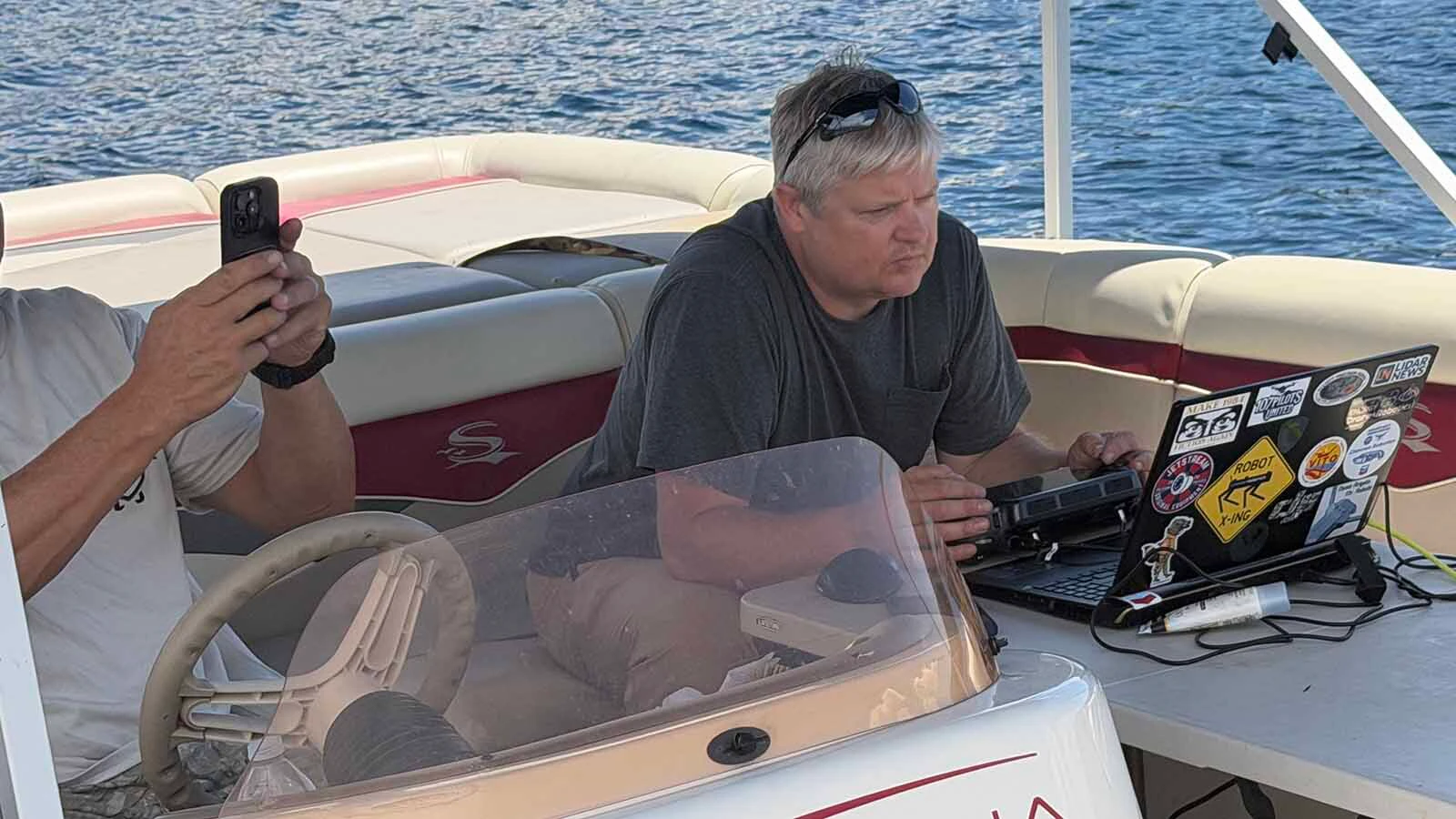 A team from the nonprofit Organized Search and Rescue uses modern techonology to serarch the depths of Fremont Lake for barrels triple-murderer Gerald Uden claims he dumped there containing the bodies of his 1980 victims.