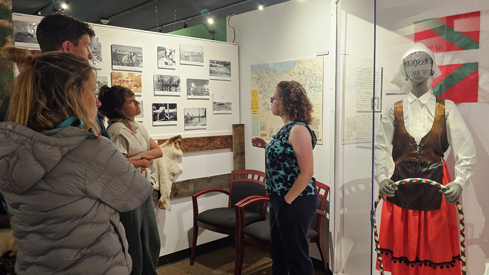 Basque culture in Buffalo was among the exhibits recent French tour directors found intriguing at the Jim Gatchell Museum.