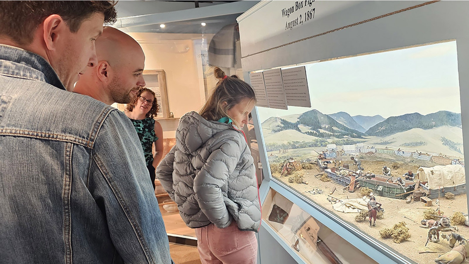 French tourists tour the Jim Gatchell Museum in Buffalo.