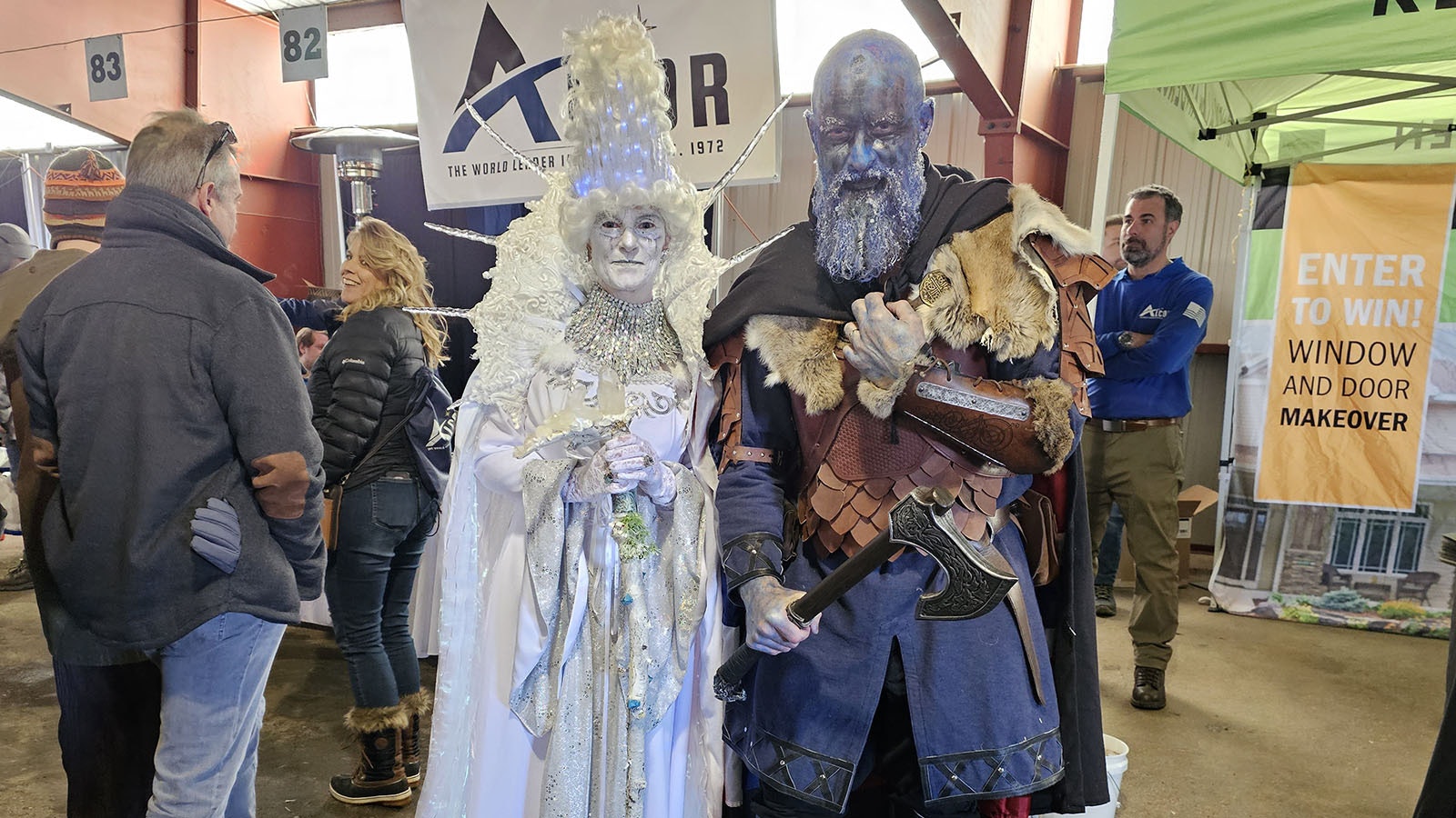 Karen and Kurt Lichtfuss won the Bredo and Anna lookalike contest during Frozen Dead Guy Days.