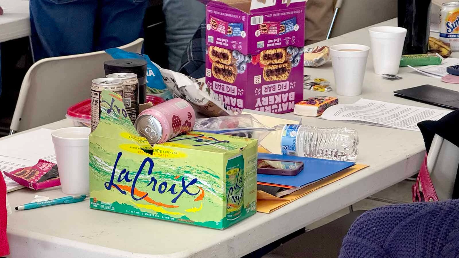 Some delegates came prepared for a marathon meeting of the 2026 Wyoming Republican Party Convention on the state fairgrounds in Douglas on Saturday.