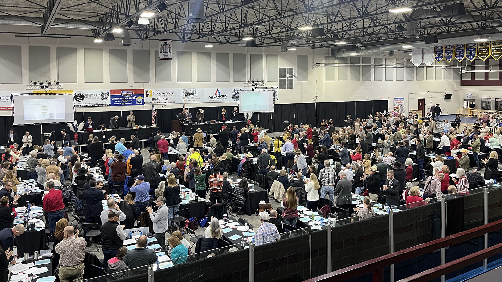 More than 300 Republicans turned out for the Wyoming GOP convention in Cheyenne on Saturday.